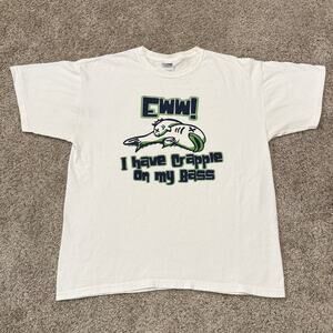 Y2K Fishing Graphic Tee Men's size Large